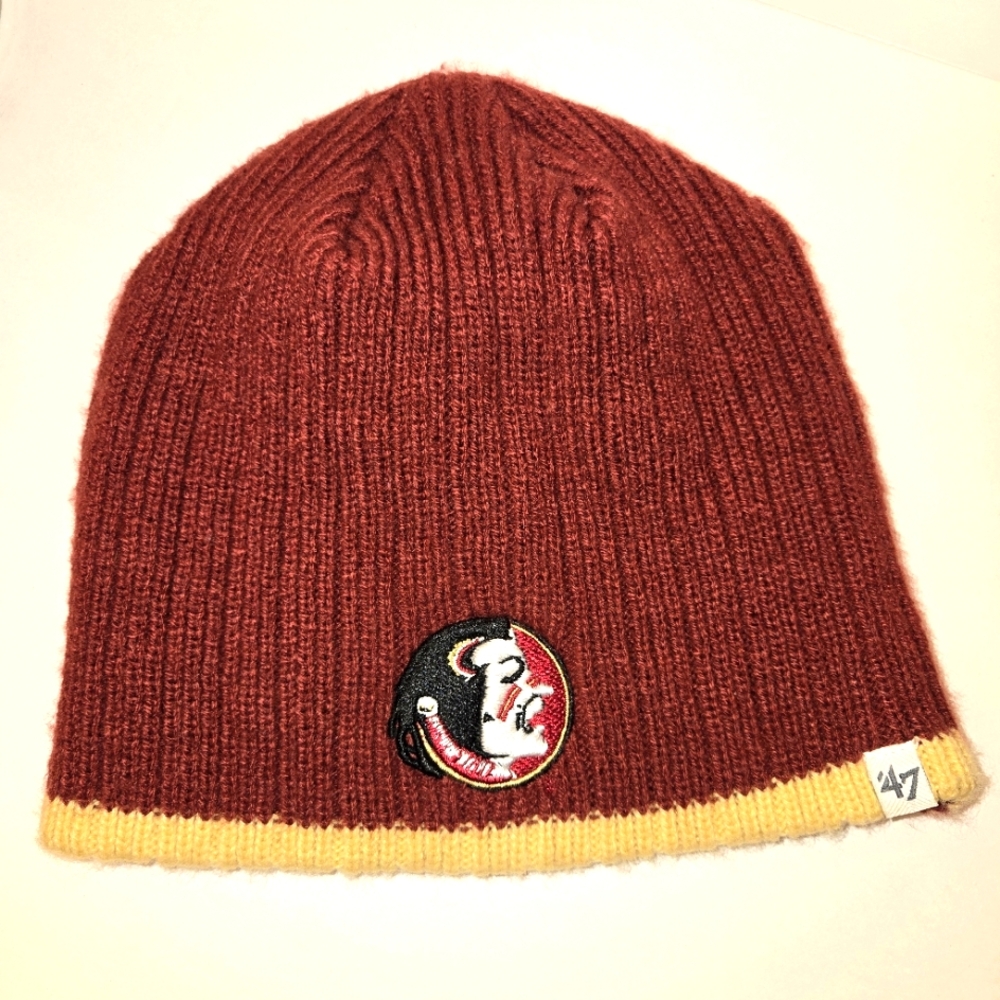 '47 Brand Men's FSU Embroidered Knit Beanie Hat